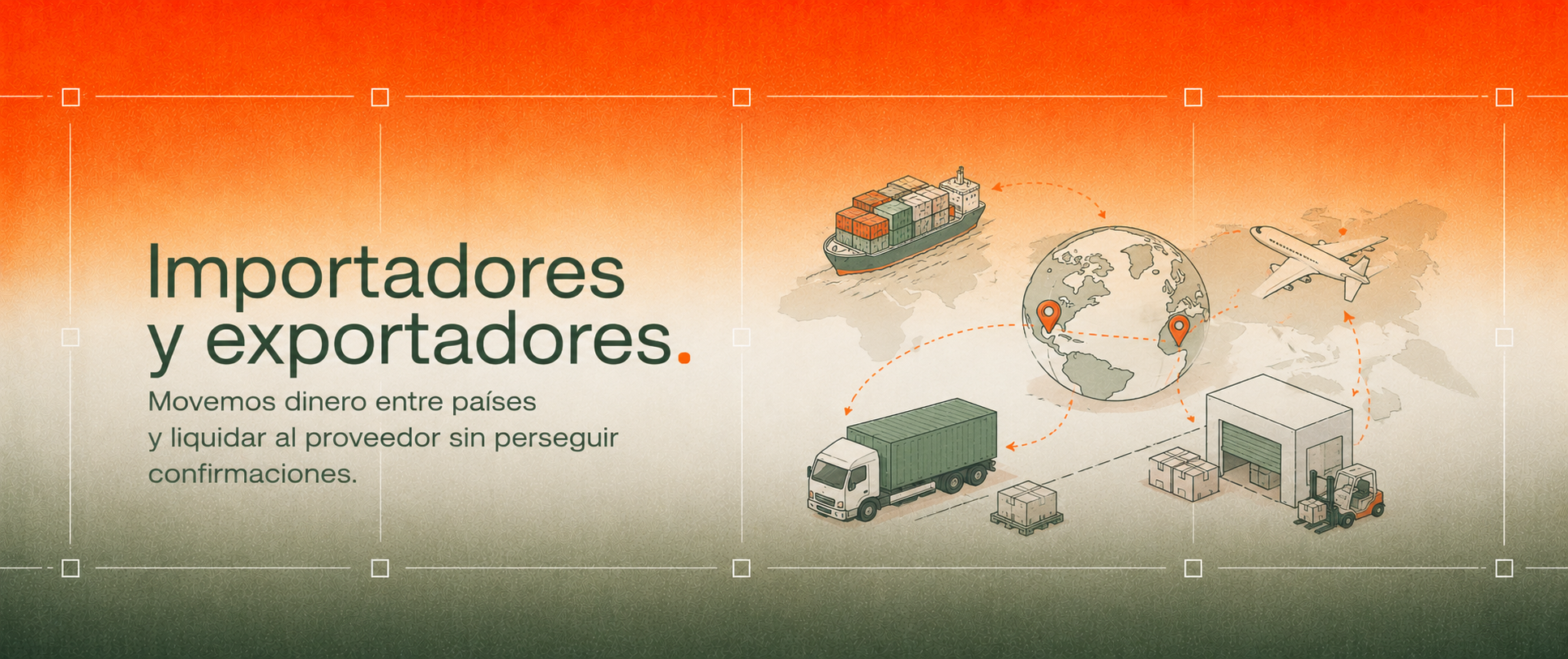 Qopper para Importadores y Exportadores — Mover dinero entre países