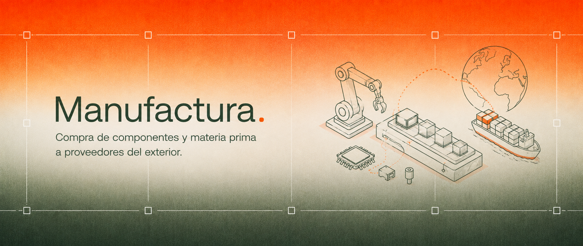 Qopper para Manufactura — Aprovisionamiento de componentes y materia prima